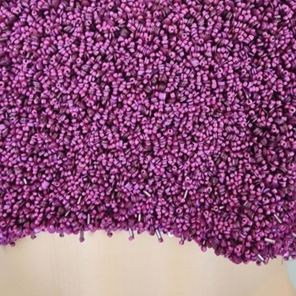 Zara Spaghetti Straps Beaded Cropped Top - Picture 5 of 9